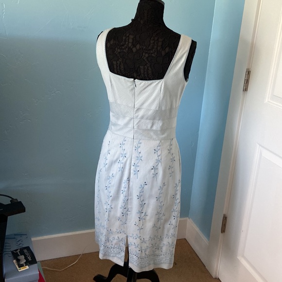 Adorable vintage dress  from Talbots - pencil skirt- blue size 8 - Picture 5 of 7